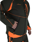 Felpa In Neoprene Masseria Verde Tono Su Tono