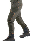 Pantalone Masseria  MP48 Verde/Arancio Fluo