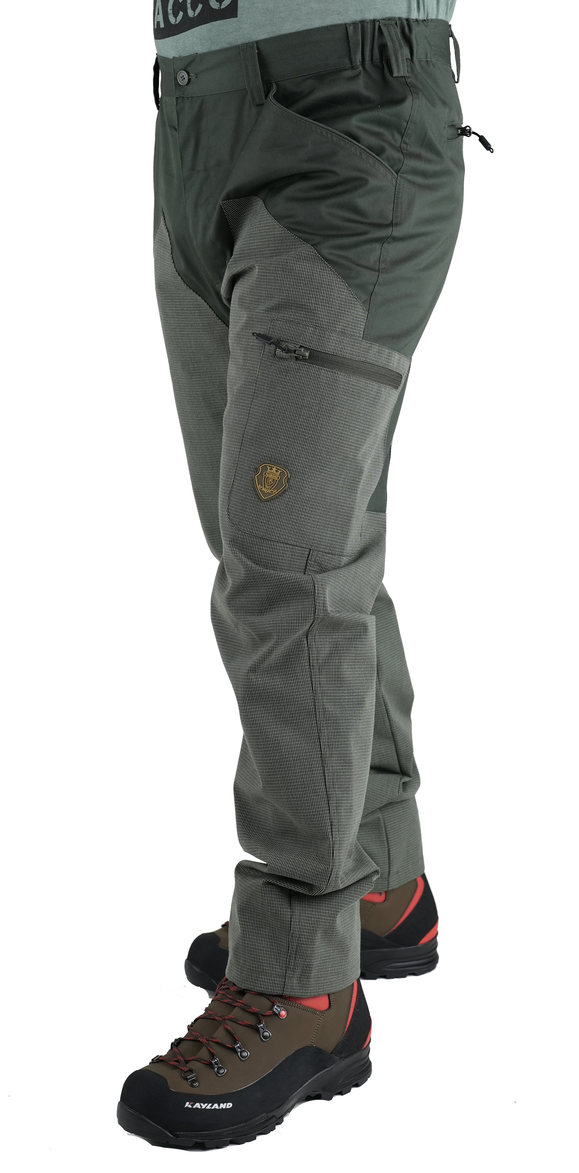 Pantalone Vient Twill Leggero New VP05 Verde/Arancio Fluo