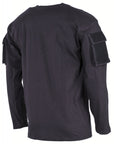 Maglia US Maniche Lunghe 00123A Nero