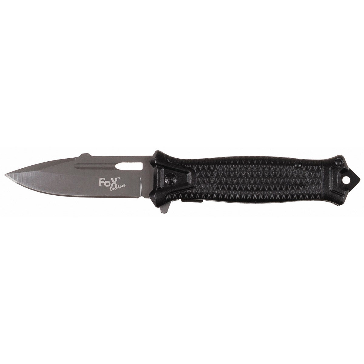 Coltello Serramanico "Serpente" Una Mano 45551A Nero