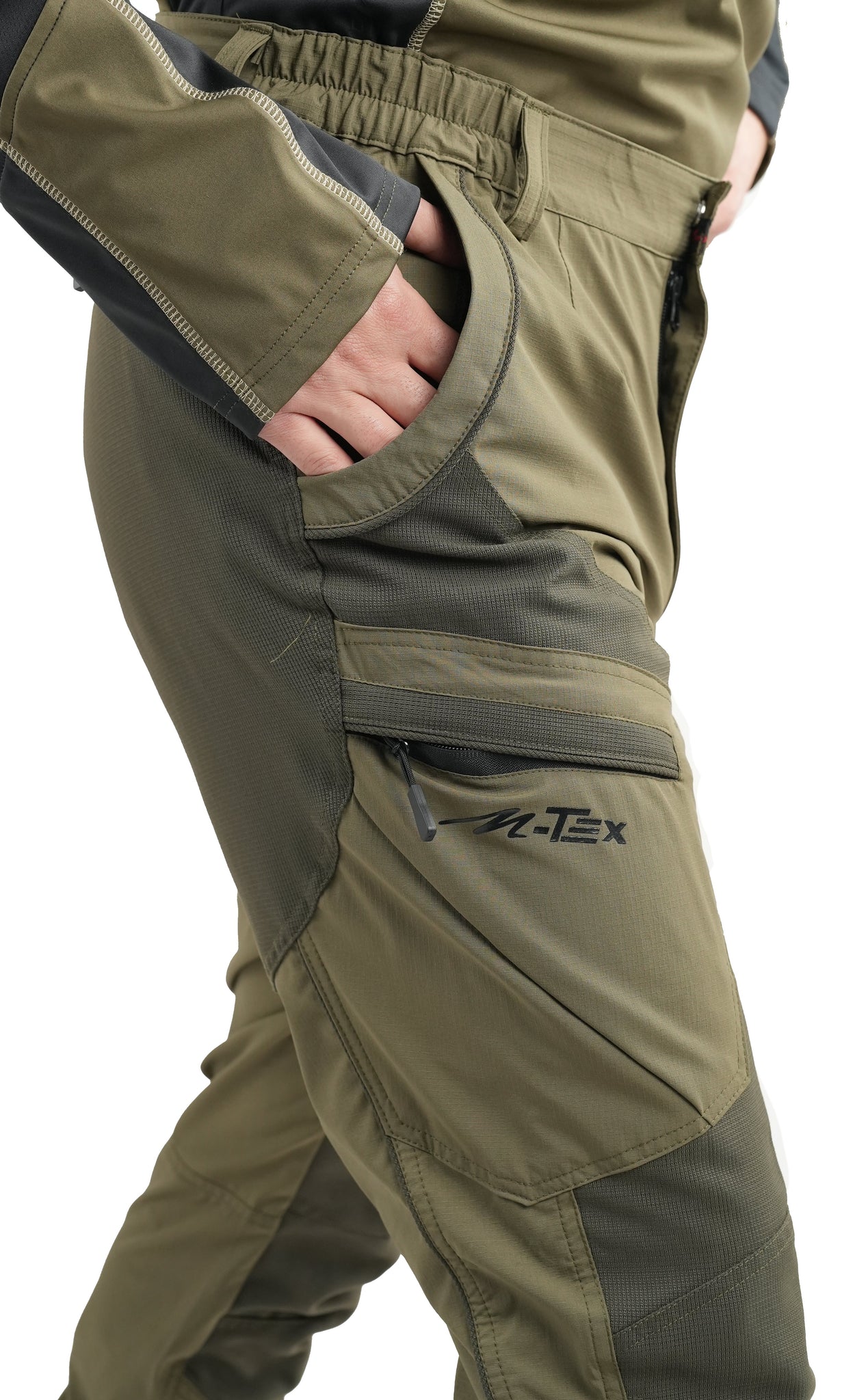 Pantalone Caccia Masseria M-Tex 74 Verde Tono Su Tono