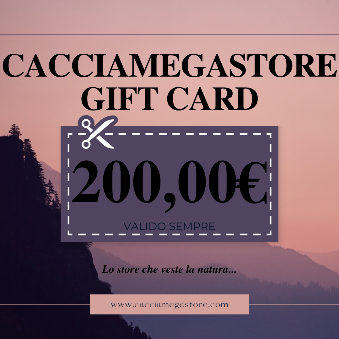 GIFT CARD TAGLIO 200€