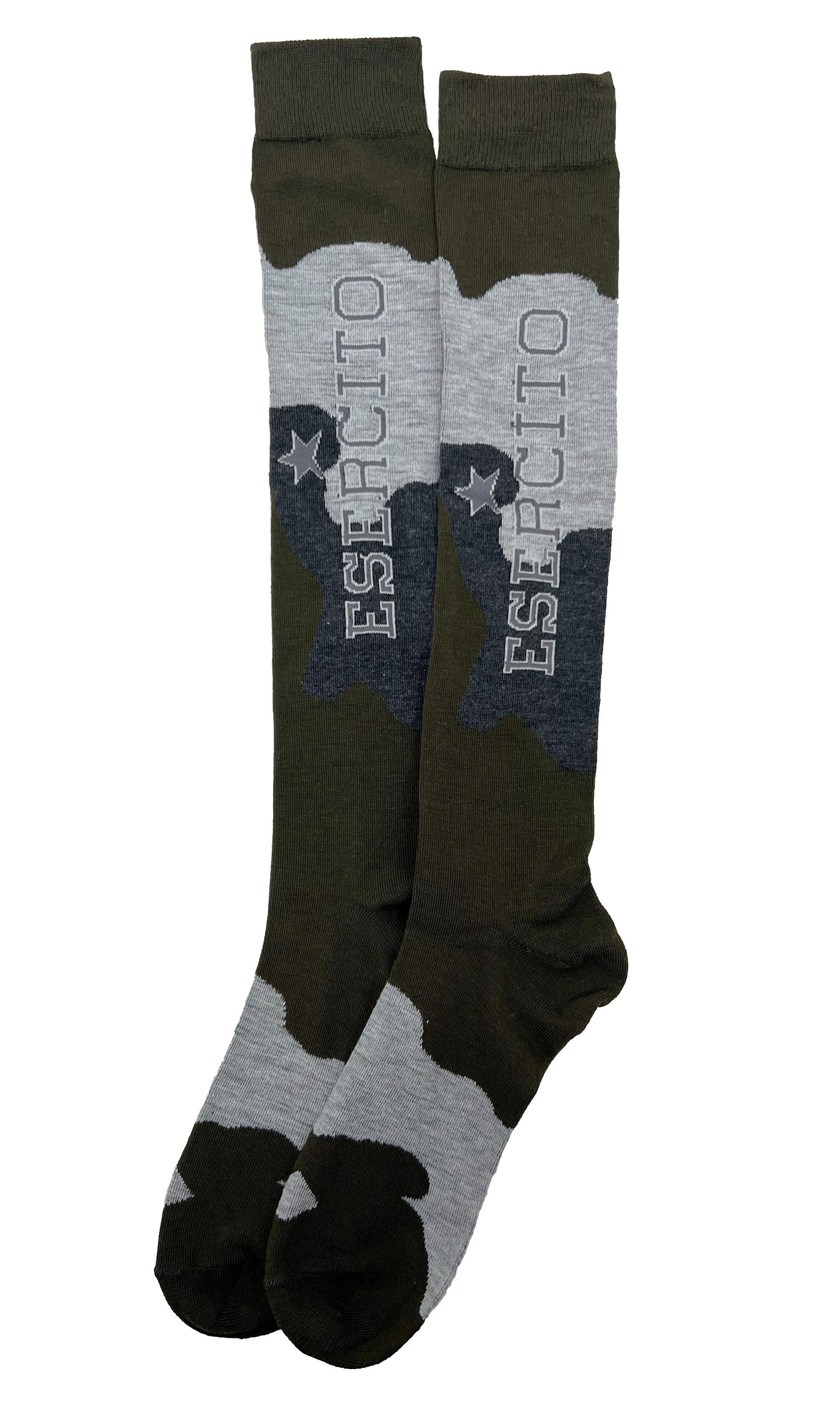 Calza Lunga Esercito Cotone U9120L Oliva
