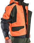 Giacca Masseria Softshell VJ30 Arancio/Verde