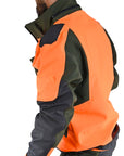 Giacca Masseria Softshell VJ30 Arancio/Verde