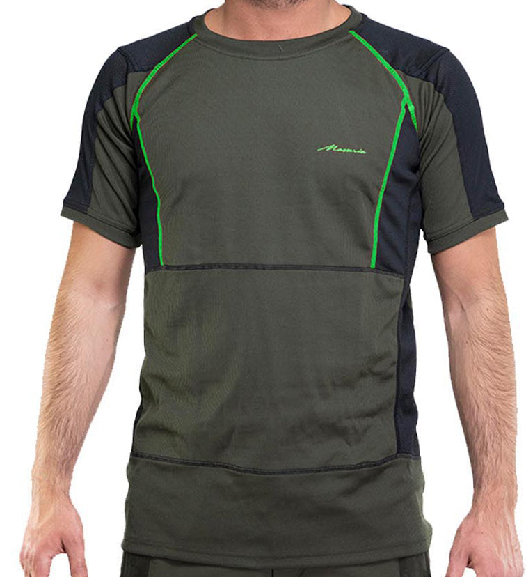T-Shirt Caccia Masseria 37  Verde/Arancio Fluo