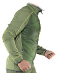 Bomber Leggero Elasticizzato Verde Fluo