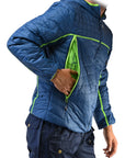 Bomber Double Face UK094 Blue/Verde