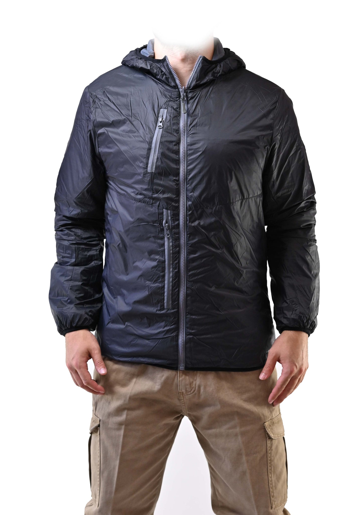 Giacca Bomber Double-Face Blue/Verde UK094