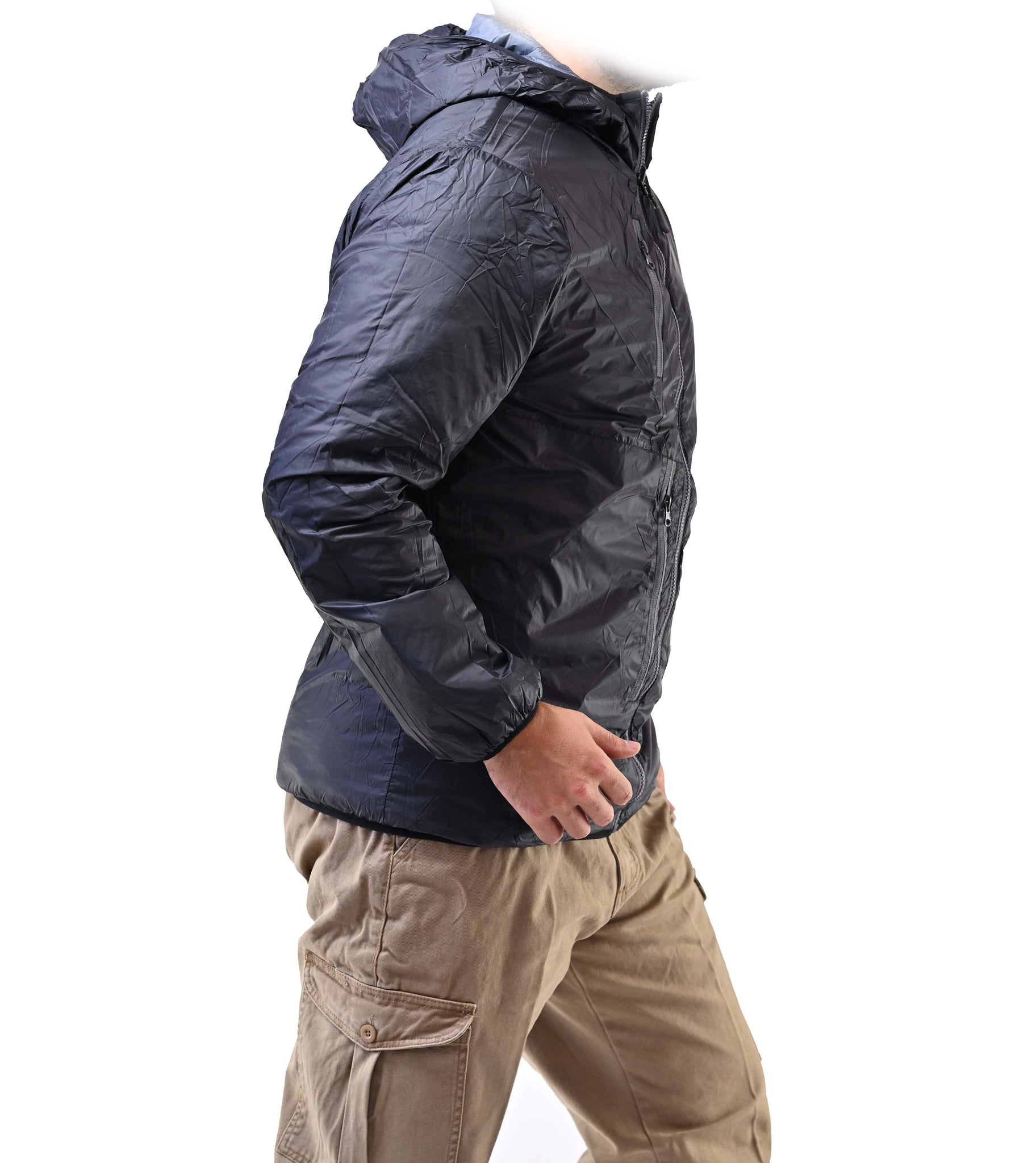 Giacca Bomber Double-Face Blue/Verde UK094
